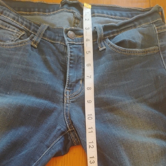 Flying Monkey Blue Skinny Jeans with Distressed Details. Size 28. Back To School - Picture 7 of 10